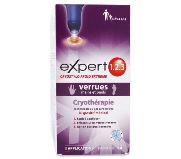 Expert 1 2 3 Cryostylo verrues mains et pieds Novodex - un stylo