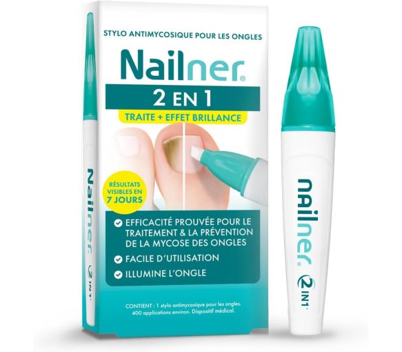 Nailner 2en1 stylo antimycosique ongles Novodex - un stylo - image 1