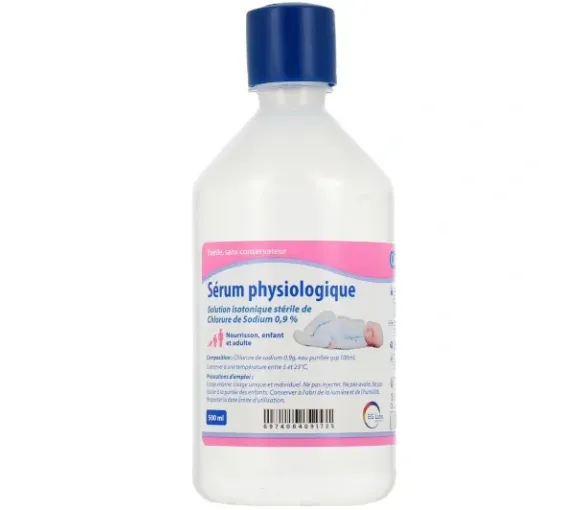 Sérum physiologique EG Labo - flacon de 500ml