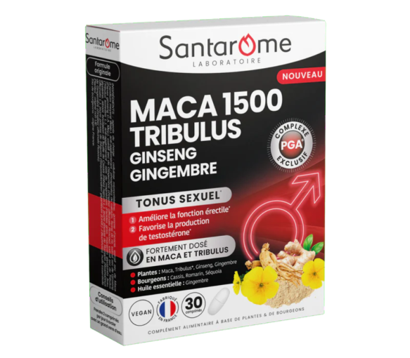 Maca 1500 tribulus Santarôme - boite de 30 comprimés - image 1