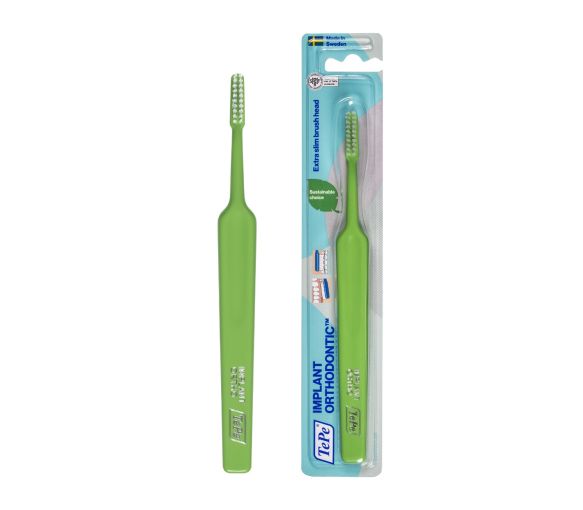 Brosse à dents implant orthodontie TePe - une brosse à dents - image 1