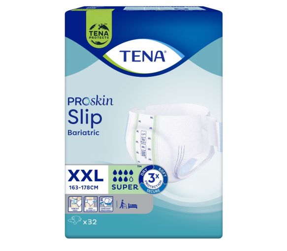 ProSkin bariatric slips taille XXL Tena - paquet de 32 protections