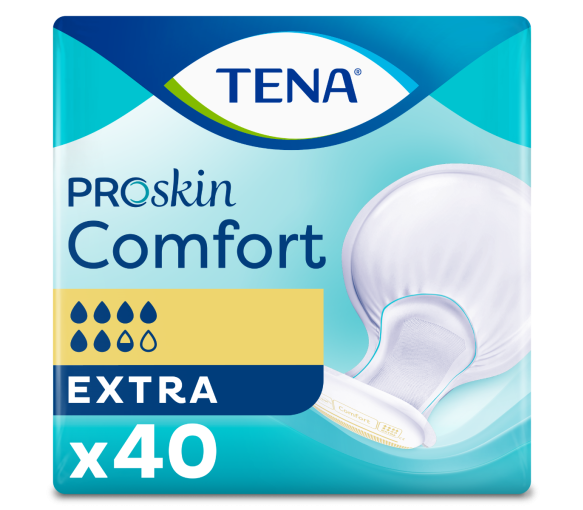 ProSkin Comfort Extra protections anatomiques Tena - paquet de 40 protections