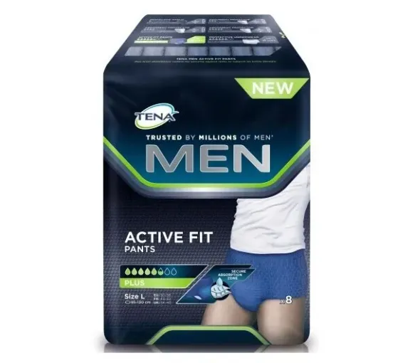 Active Fit Pants men Plus Tena - 9 protections taille L (95-130cm) - image 2