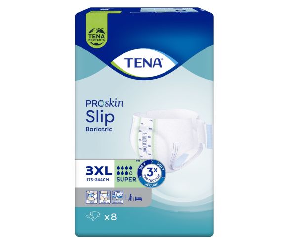 ProSkin bariatric slips taille 3XL Tena - paquet de 8 protections