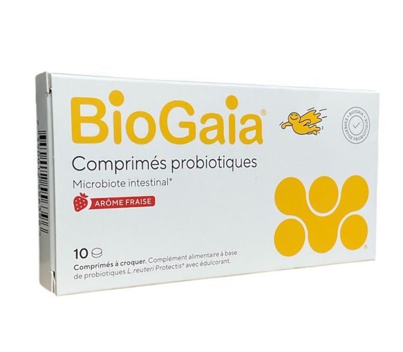 Microbiote intestinal arôme fraise BioGaia - image 1