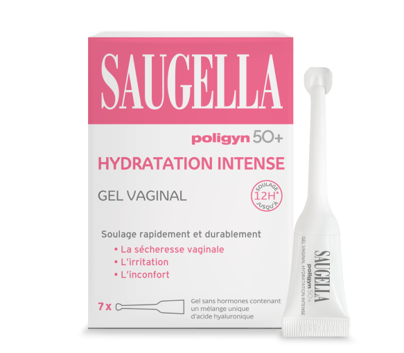 Poligyn 50+ hydratation intense gel vaginal Saugella - 7 tubes de 5ml - image 1