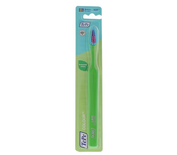 Brosse à dents Colour souple TePe - une brosse à dents - Vert