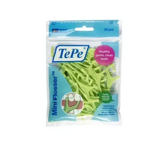 Porte-fil dentaire TePe Mini Flosser TePe - sachet de 36 pièces - image 1