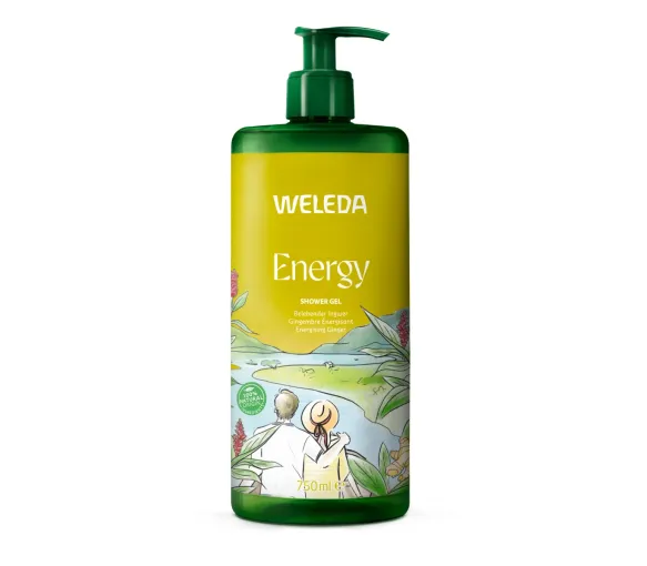Gel douche energy Weleda - flacon-pompe de 750ml