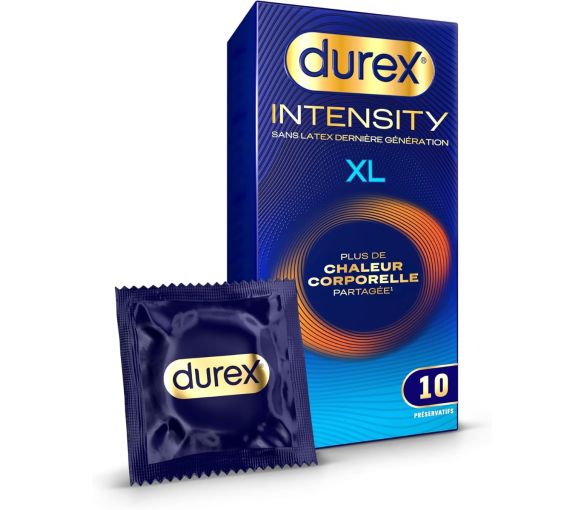 Préservatifs Intensity XL Durex - boite de 10 préservatifs - image 1