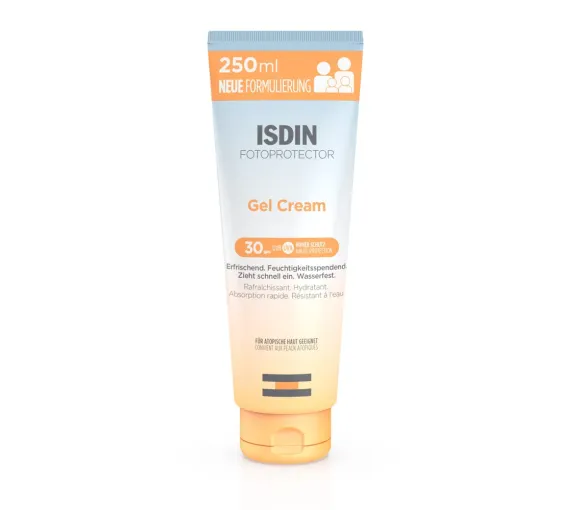 Gel crème solaire fotoprotector SPF30 Isdin - tube de 250ml