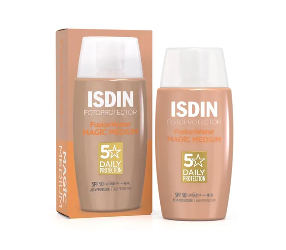 Fotoprotector fusion water magic medium Isdin - flacon de 50ml - image 1