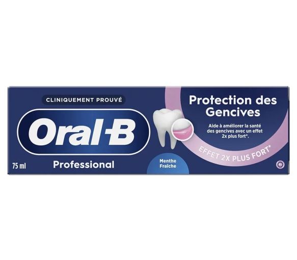 Dentifrice Protection des Gencives menthe fraîche Oral B - tube de 75ml - image 1