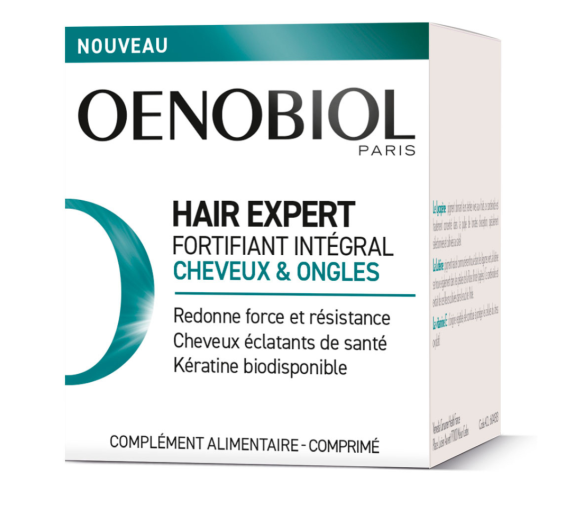 Hair Expert Fortifiant intégral cheveux et ongles Oenobiol - boite de 60 comprimés - image 1