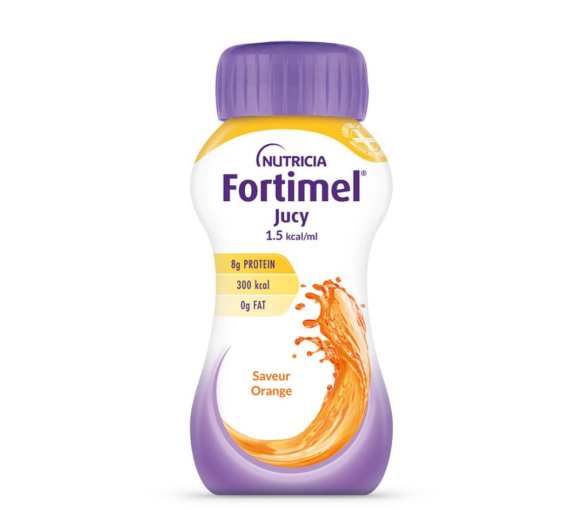 Fortimel jucy 1.5kcal saveur orange Nutricia - 4 bouteilles de 200ml