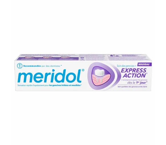 Dentifrice express action soin des gencives Meridol - tube de 75ml