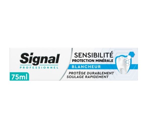 Dentifrice sensibilité protection minérale blancheur Signal - tube de 75ml