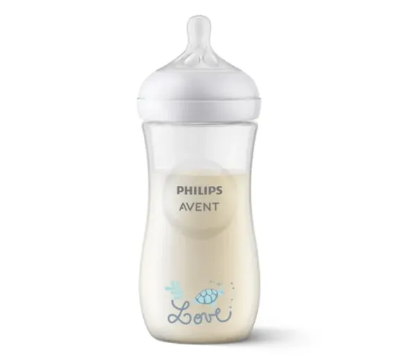 Avent Natural Response biberon love tortue Philips - biberon de 330ml