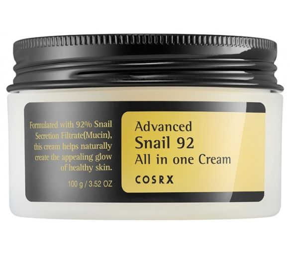 Advanced Snail 92 crème tout-en-un à la bave d'escargot Cosrx - pot de 100ml - image 1