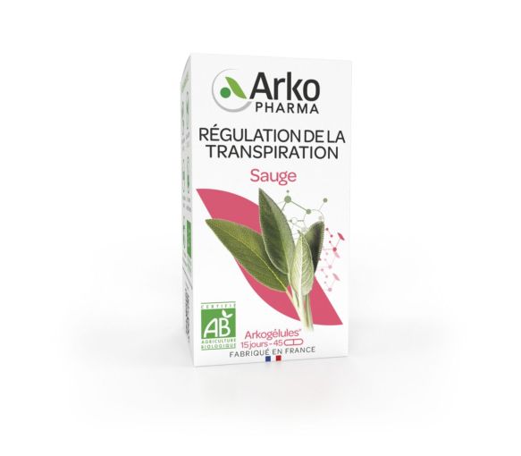 Arkogélules Sauge bio Arkopharma - boite de 45 gélules - image 1