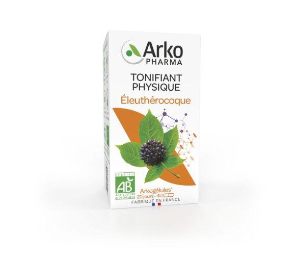 Arkogélules Eleuthérocoque Bio Arkopharma - Boite de 40 gélules - image 1