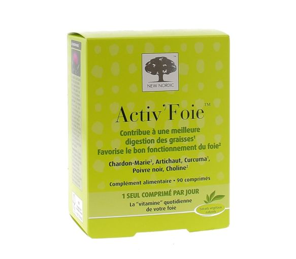 Activ'Foie New Nordic - boîte de 90 comprimés