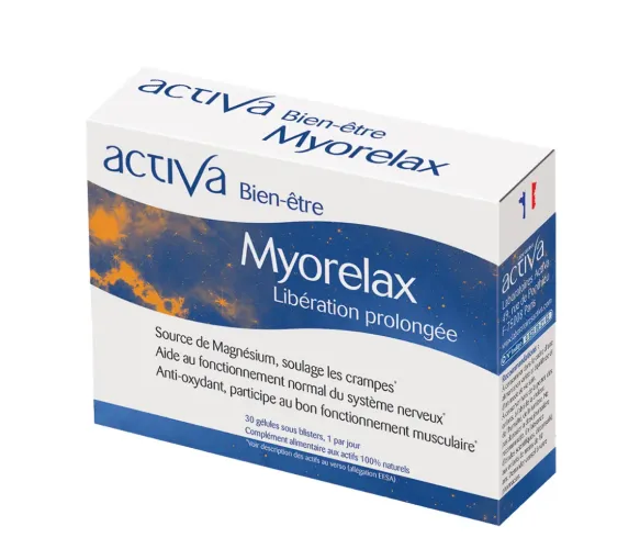 Activa bien-être Myorelax - boite de 30 gélules