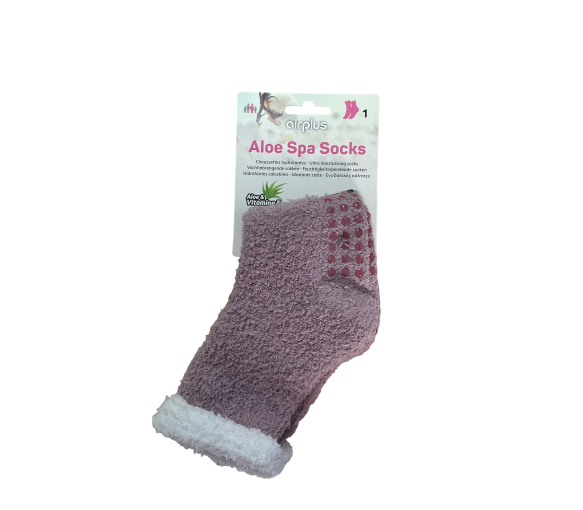 Aloe Spa Socks Chaussettes hydratantes 36-41 Airplus - une paire de chaussettes