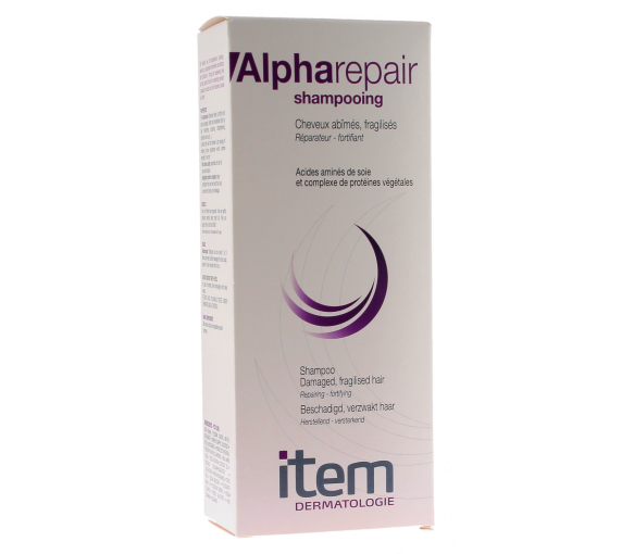 Alpharepair shampooing cheveux abîmés Item Dermatologie - tube de 200ml