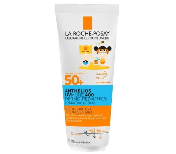 Anthelios UVMune 400 dermo-pediatrics Lait hydratant SPF50+ La Roche-Posay - tube de 75ml