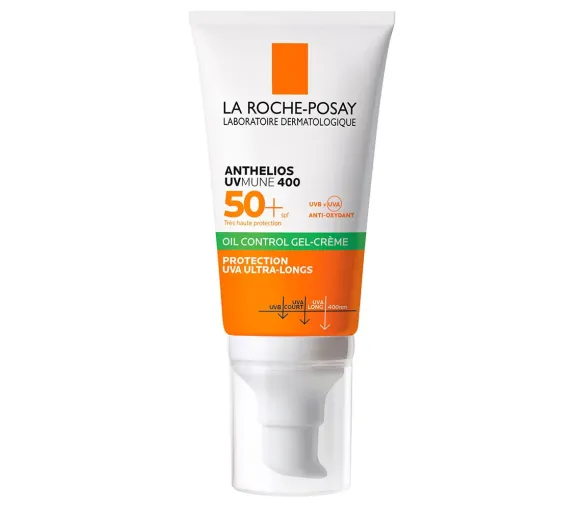 Anthelios UVmune 400 Gel-crème Oil Control SPF50+ avec parfum La Roche-Posay - tube de 50 ml - image 1