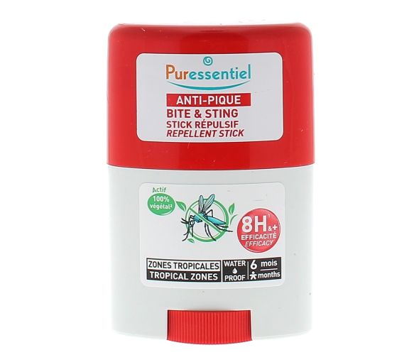 Anti-Pique Stick répulsif waterproof zones tropicales Puressentiel - stick de 20ml - image 1