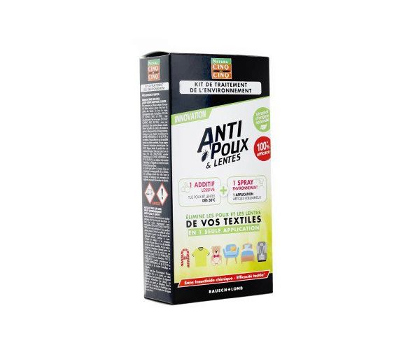 Anti-poux & Lentes Kit de traitement de l'environnement Cinq sur Cinq - 1 kit - image 1
