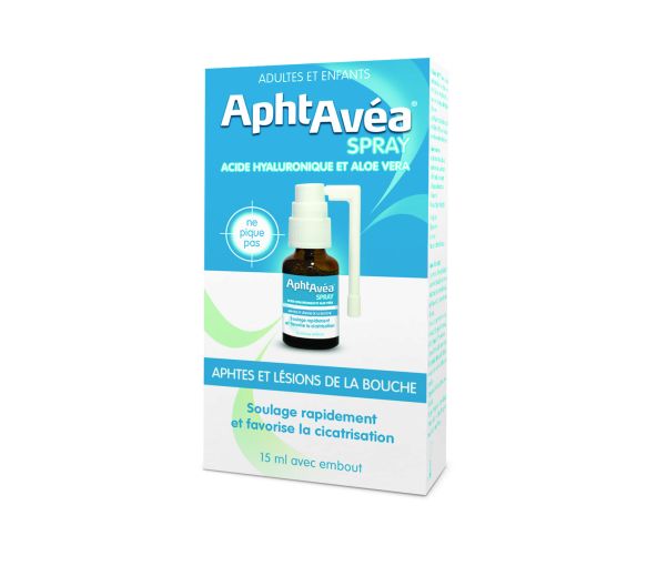 Aphtes et lésions de la bouche AphtAvéa - spray de 15 ml