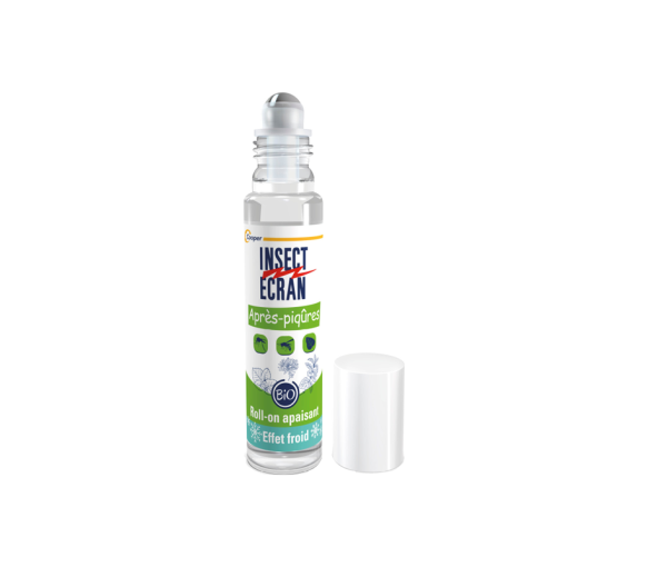 Après-piqûres roll-on apaisant effet froid bio Insect Écran - roll-on de 15ml