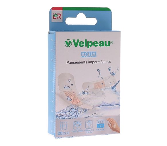 Aqua Pansements imperméables Velpeau - boîte de 20 pansements - image 1