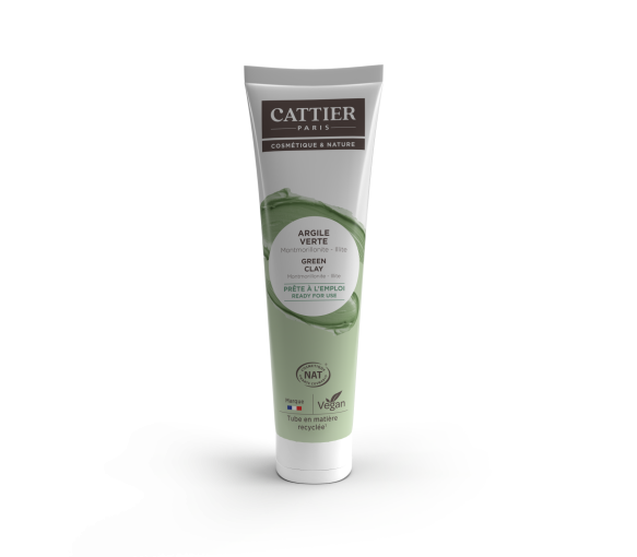 Argile verte prête à l'emploi Cattier - tube de 100 ml