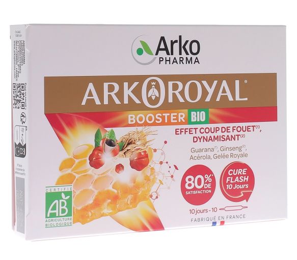 ArkoRoyal Booster bio Arkopharma - boîte de 10 ampoules