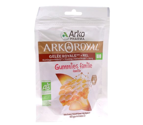 ArkoRoyal Gummies famille bio Arkopharma - sachet de 60 gummies - image 1