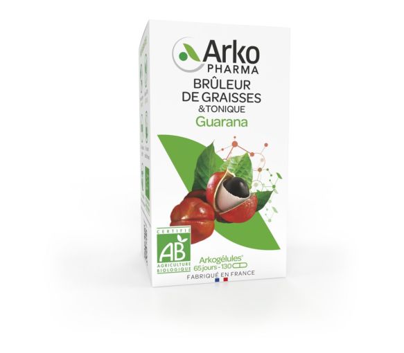 Arkogélules Guarana bio Arkopharma - boîte de 130 gélules - image 1