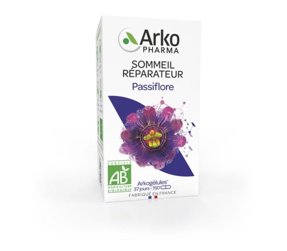 Arkogélules Passiflore sommeil réparateur bio Arkopharma - boîte de 150 gélules - image 1