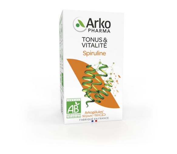 Arkogélules Spiruline bio Arkopharma - boîte de 150 gélules - image 1