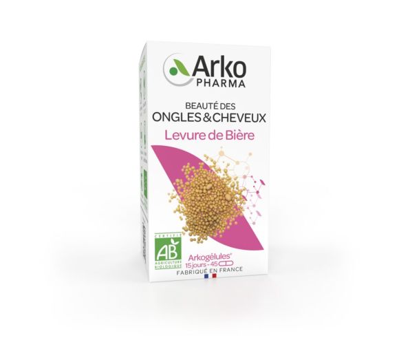 Arkogélules levure de bière bio Arkopharma - boîte de 45 gélules - image 1