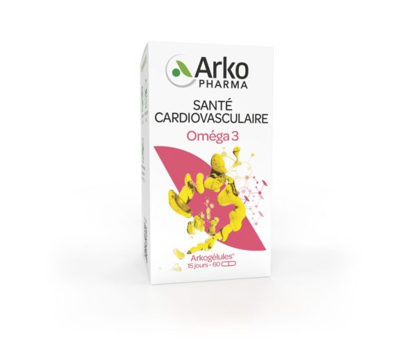 Arkogélules oméga 3 Arkopharma - boîte de 60 gélules - image 1