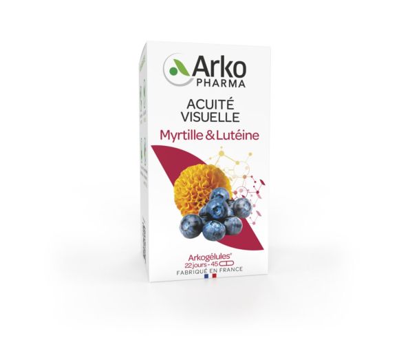 Arkogélules Myrtille et lutéine Arkopharma - boîte de 45 gélules - image 1