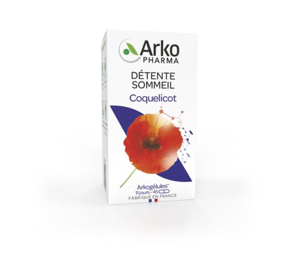 Arkogélules Coquelicot Arkopharma - boîte de 45 gélules - image 1