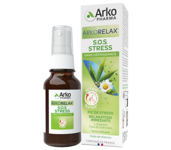 Arkorelax SOS Stress Spray Arkopharma - spray de 15 ml