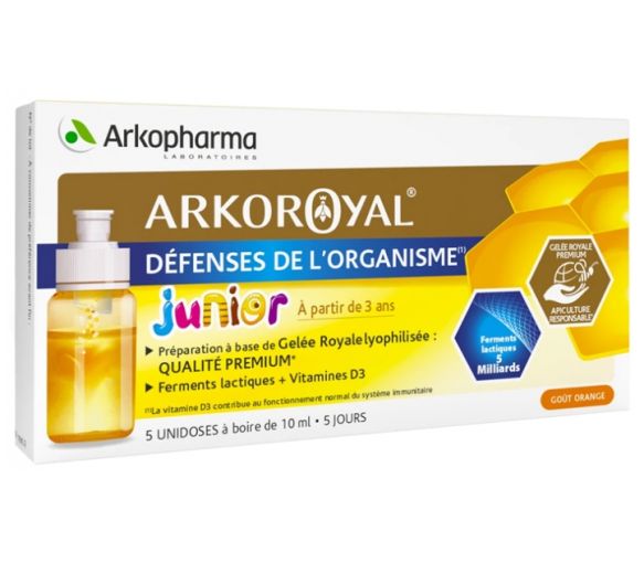 Arkoroyale défenses de l'organisme Junior Arkopharma - Boite de 5 unidoses