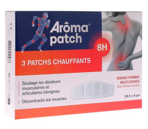 Arôma patch grand format multi-zones Mayoly Spindler - 3 patchs chauffants de 29,5 x 9 cm - image 1